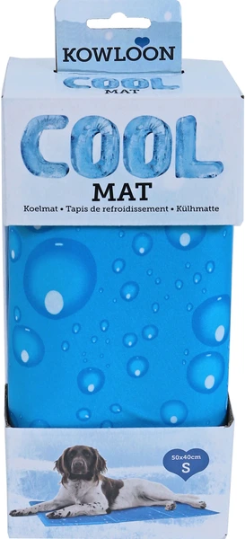 Kowloon cool mat blauw bubbleprint SMALL 50x40cm - afbeelding 1