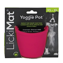 Lickimat hond yoggie pot roze 8 cm - afbeelding 1