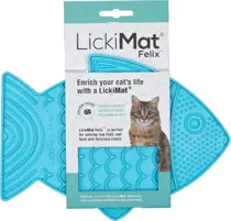 Lickimat kat felix turquoise 22 cm likmat - afbeelding 1