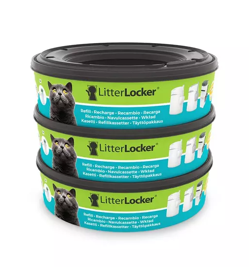 LitterLocker refill 3-pack navulcassette - afbeelding 1