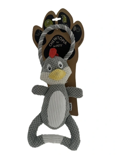M-PETS chewtopia ECO dog toy chicken hondenspeelgoed - afbeelding 1