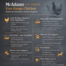 McAdams hond air dried adult chicken 400gr. - afbeelding 2