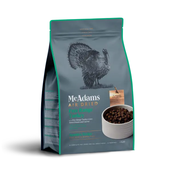 McAdams hond air dried adult turkey sensitive 1,5kg - afbeelding 1