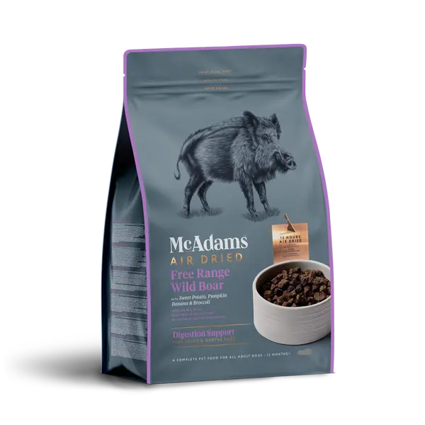 McAdams hond air dried adult wild boar digestive support 400gr. - afbeelding 1