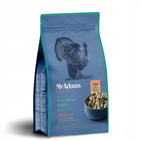McAdams hond freeze dried turkey 400 gr - afbeelding 1