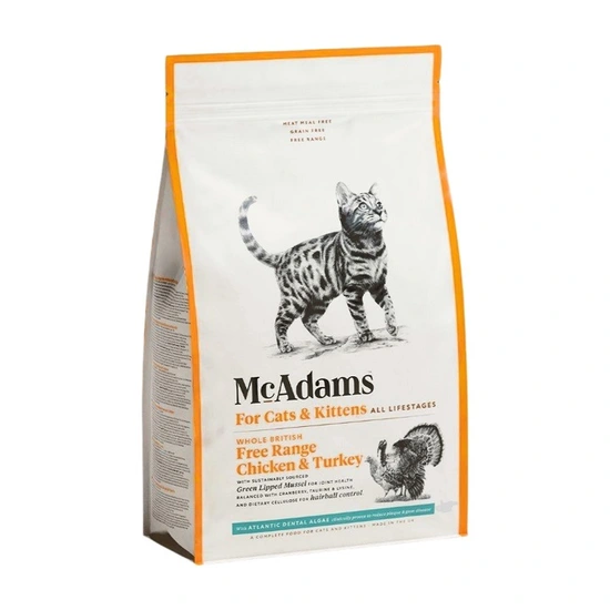 McAdams kat&kitten vrije uitloop kip&kalkoen 1,5 kg - afbeelding 1