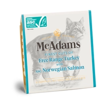 McAdams kat vrije uitloop kalkoen&noorse zalm 100gr. - afbeelding 1