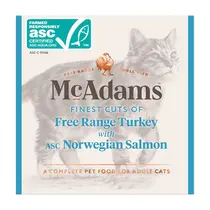 McAdams kat vrije uitloop kalkoen&noorse zalm 100gr. - afbeelding 3