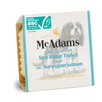 McAdams hond vrije uitloop kalkoen en noorse zalm 150gr