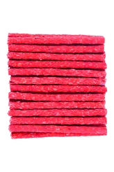 Munchy sticks rood 12,5 cm x 10 mm 100 stuks