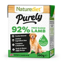Naturediet purely lamb grain free 390 gram - afbeelding 1