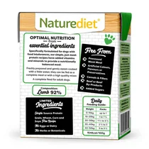 Naturediet purely lamb grain free 390 gram - afbeelding 2