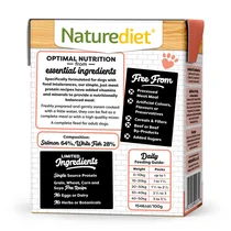 Naturediet purely salmon & white fish grain free 390 gram - afbeelding 2