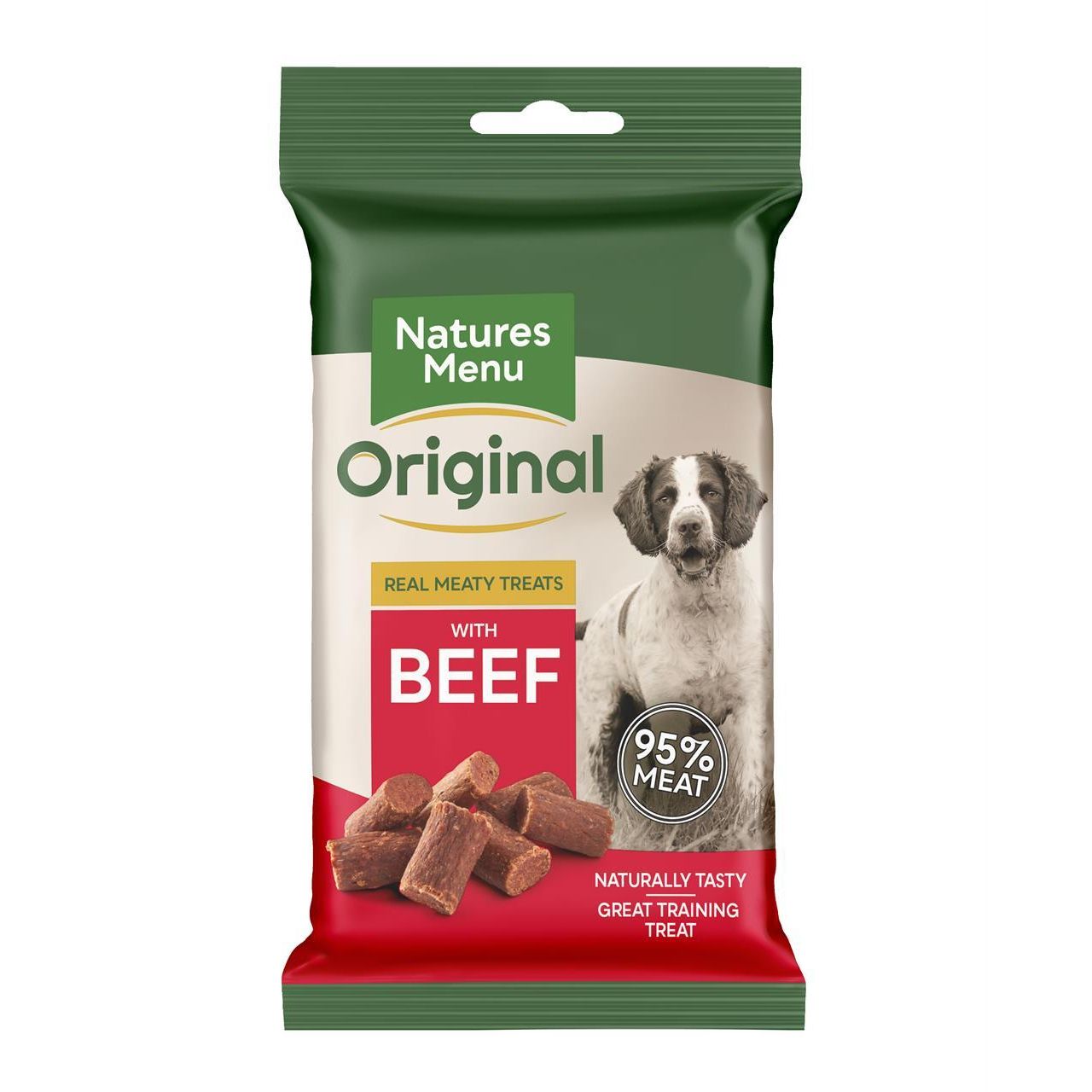 Natures menu dog treats beef 60 gram Van Noord's Dierenvoeders