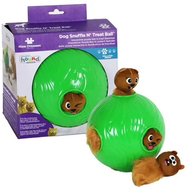 Nina ottosson dog snuffle n'treat ball - afbeelding 1