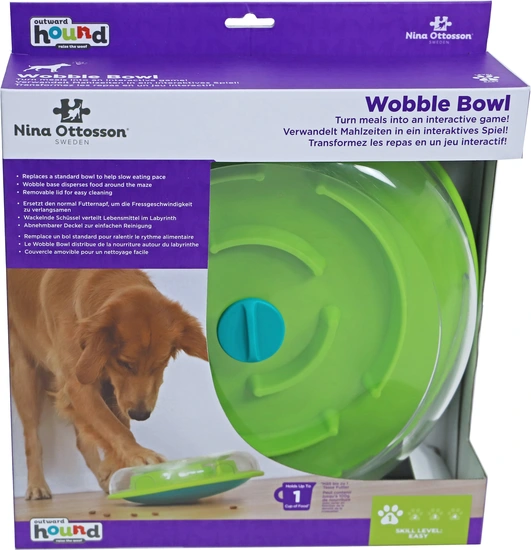 Nina ottosson dog wobble bowl hondenspel - afbeelding 1