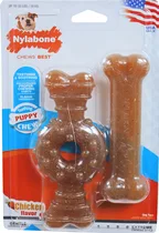 Nylabone puppy chew twin p. bone / ring bone