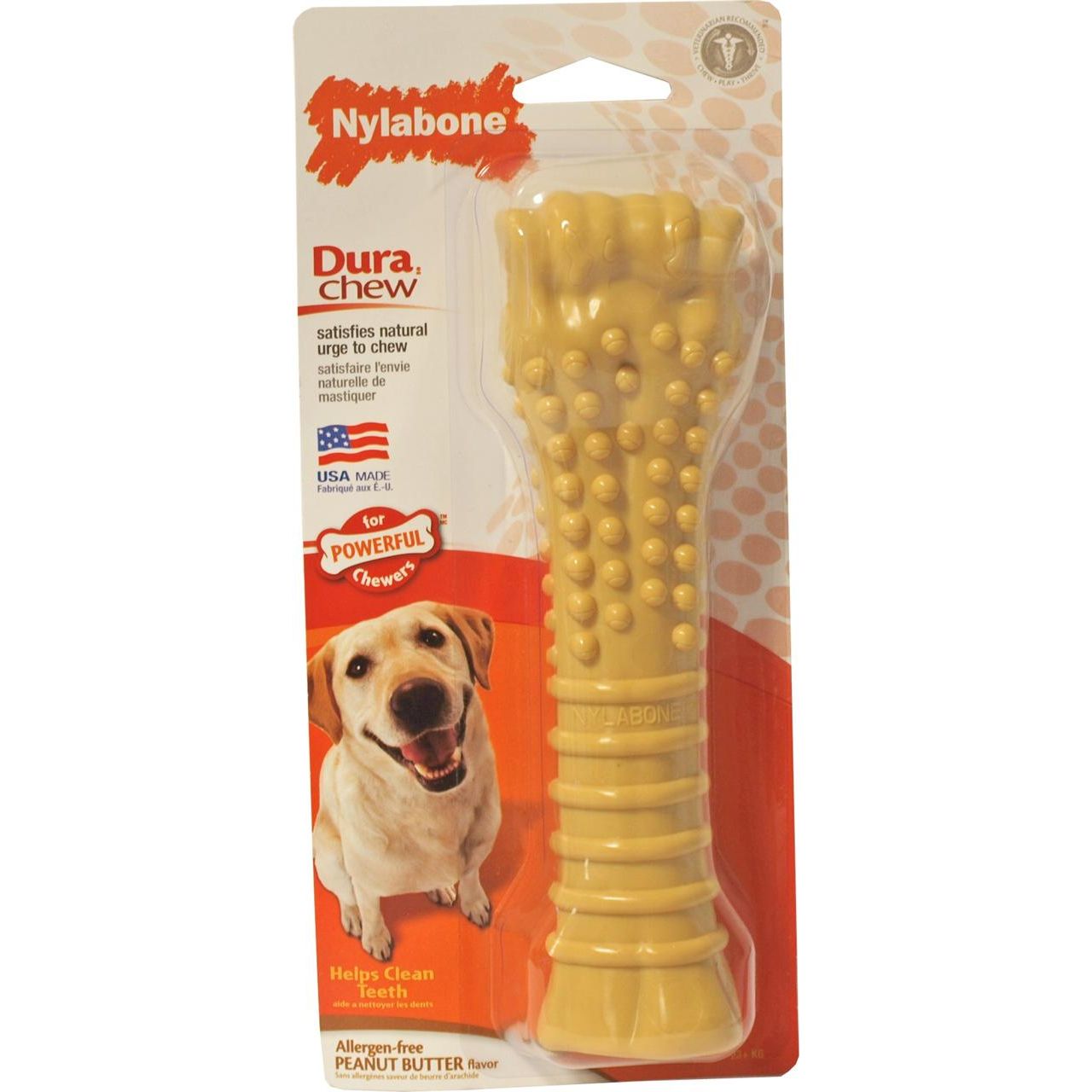 Nylabone souper bot peanutbutter hondenkluif Van Noord's Dierenvoeders