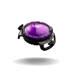 Orbiloc dog dual safety light purple led