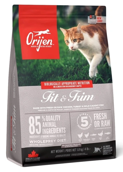 Orijen cat fit&trim whole prey 1,8kg Kattenvoer - afbeelding 1