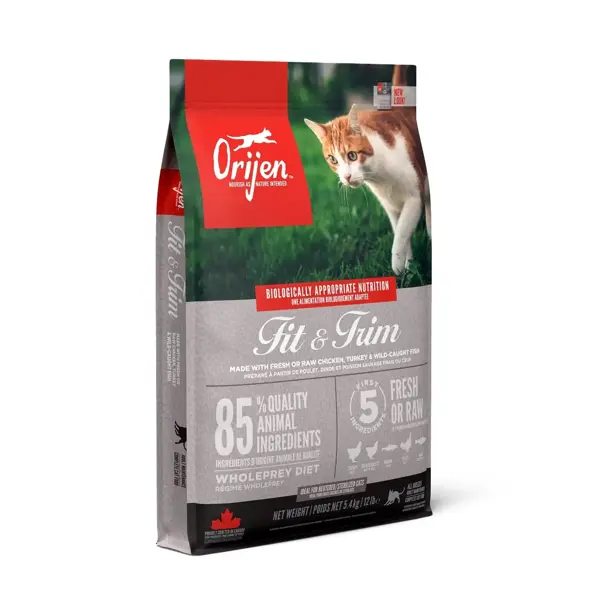 Orijen cat fit & trim whole prey 5,4 kg kattenvoer - afbeelding 1