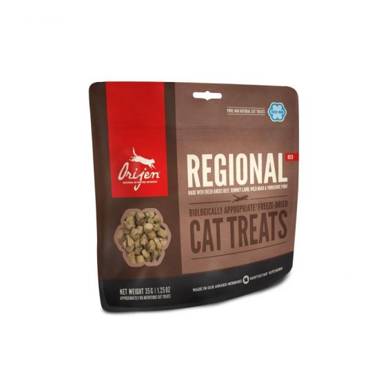 Orijen cat treats regional red 35 gram Kattensnack Van Noord's