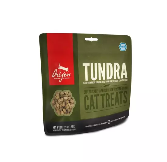Orijen cat freeze-dried treats tundra 35 gram Kattensnack