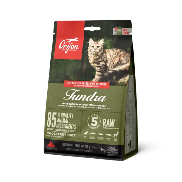 Orijen cat tundra whole prey 340 gram Kattenvoer - afbeelding 1