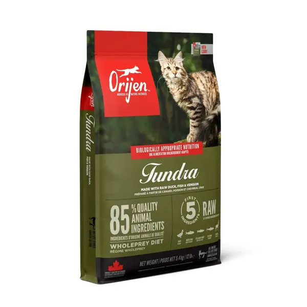 Orijen cat tundra whole prey 5,4 kg Kattenvoer - afbeelding 1