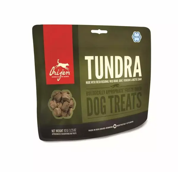 Orijen dog freeze-dried treats tundra 92 gram Hondensnack - afbeelding 1