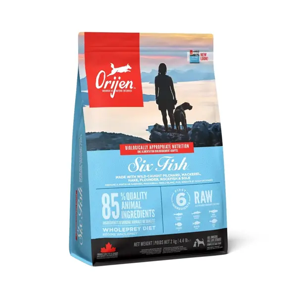 Orijen dog six fish whole prey 2 kg Hondenvoer - afbeelding 1