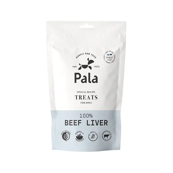 Pala dog gently air-dried Beef liver treats 100 gr - afbeelding 1