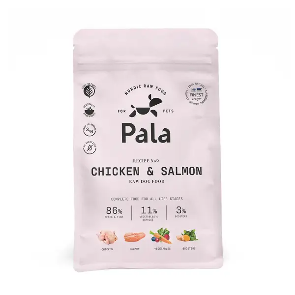 Pala dog gently air-dried (recipe #2) Chicken and Salmon 1 kg - afbeelding 1