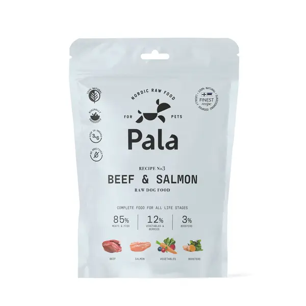 Pala dog gently air-dried (recipe#3) Beef&Salmon 400 gram