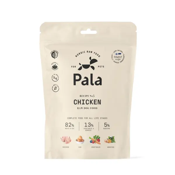 Pala dog gently air-dried (recipe#5) Chicken 400 gram - afbeelding 1