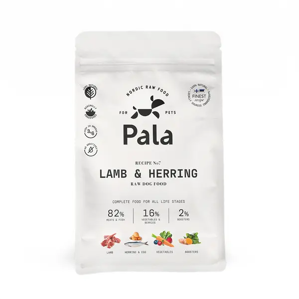 Pala dog gently air-dried (recipe #7) Lamb and Herring 1 kg - afbeelding 1