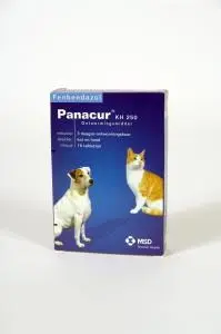 Panacur KH 250 10 tabletten hond en kat ontwormingsmiddel