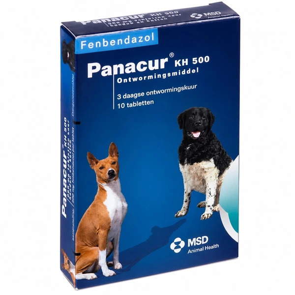 Panacur KH 500 10 tabletten hond en kat ontwormingsmiddel