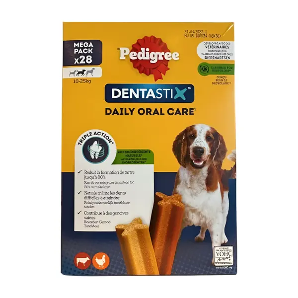 Pedigree dentastix medium multipack 28 stuks