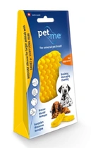 Pet+Me hondenborstel korthaar geel - afbeelding 1