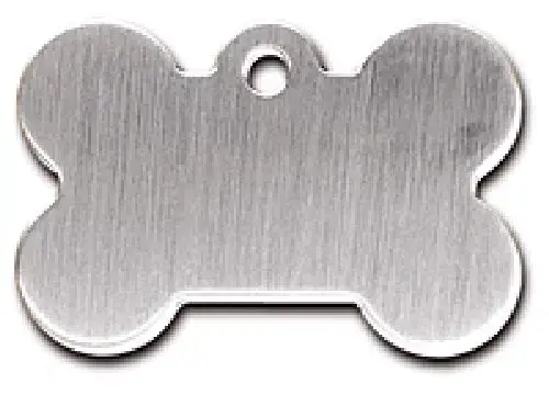 Pet scribe Hondenpenning bone large brushed