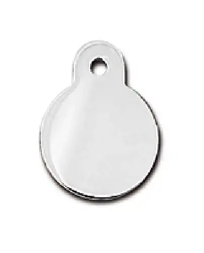 Pet scribe Hondenpenning circle small chrome