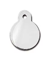 Pet scribe Hondenpenning circle small chrome