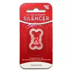 Pet scribe tag silencers bone large