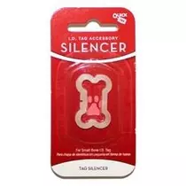 Pet scribe tag silencers bone large