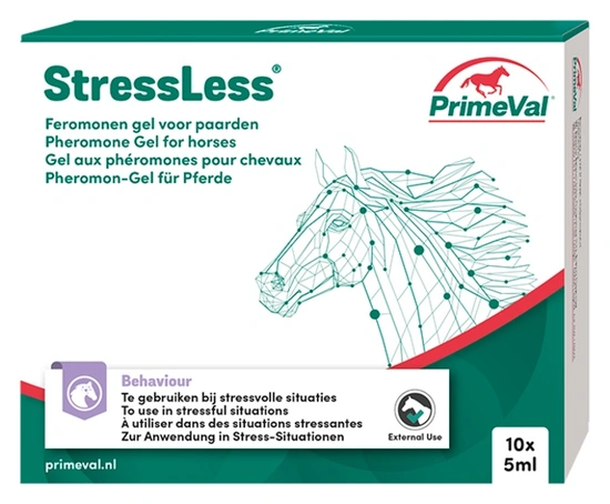 Primeval stressless feromonen gel voor paarden 10X5 ml - afbeelding 1