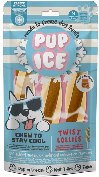 Pup ice twist lollie pindakaas hondenijsje - afbeelding 1