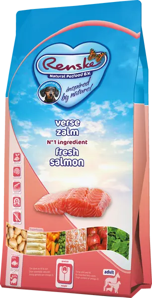 Renske dog adult graanvrij verse zalm 12 kg Hondenvoer - afbeelding 1