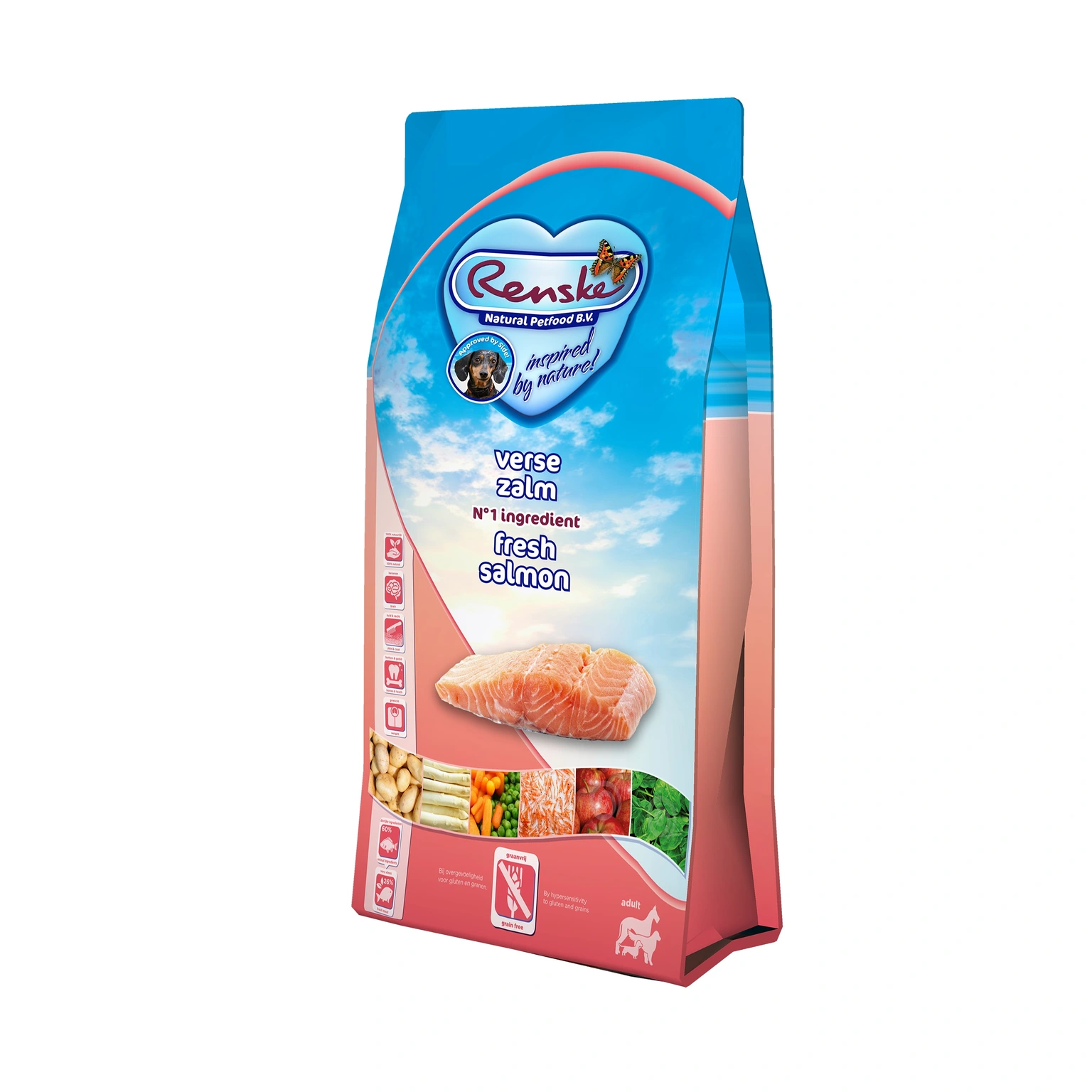 Renske dog adult graanvrij verse zalm 12 kg Hondenvoer - Van