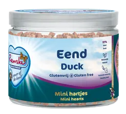 Renske gezonde beloning hond hartjes eend 100 gram
